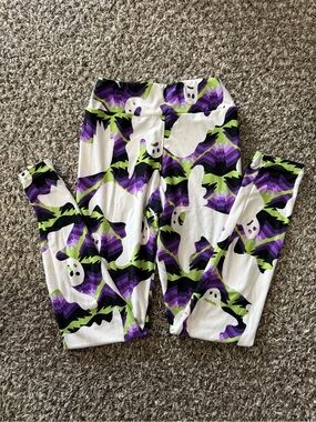 Lularoe Tween Halloween Ghost Leggings- super soft